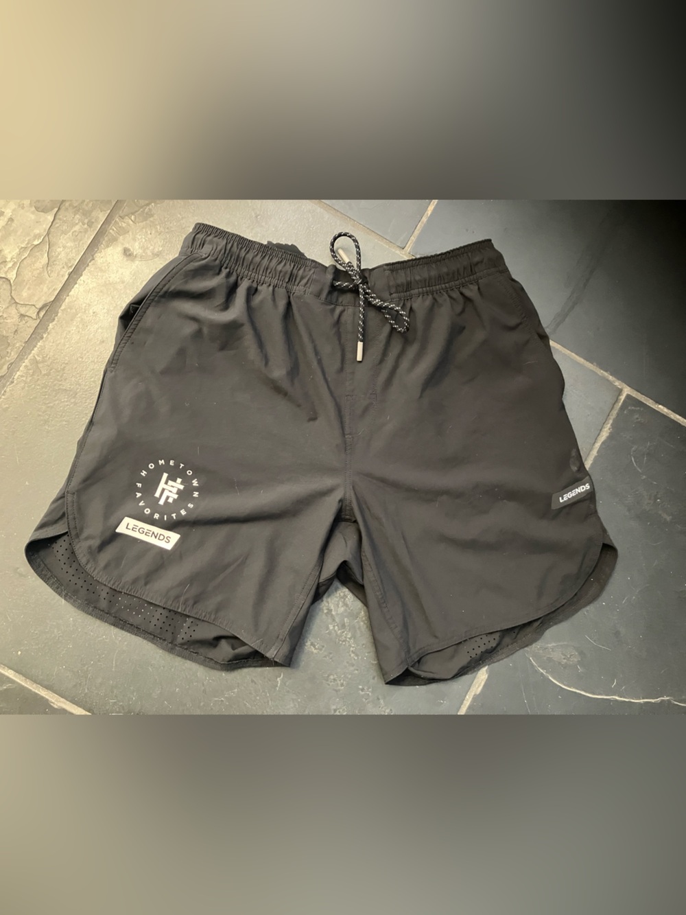 Legends Men’s Size Large BlackAthletic Shorts with Drawstring